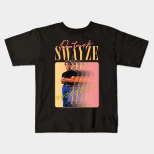 Patrick Swayze • • Retro Graphic Design Kids T-Shirt